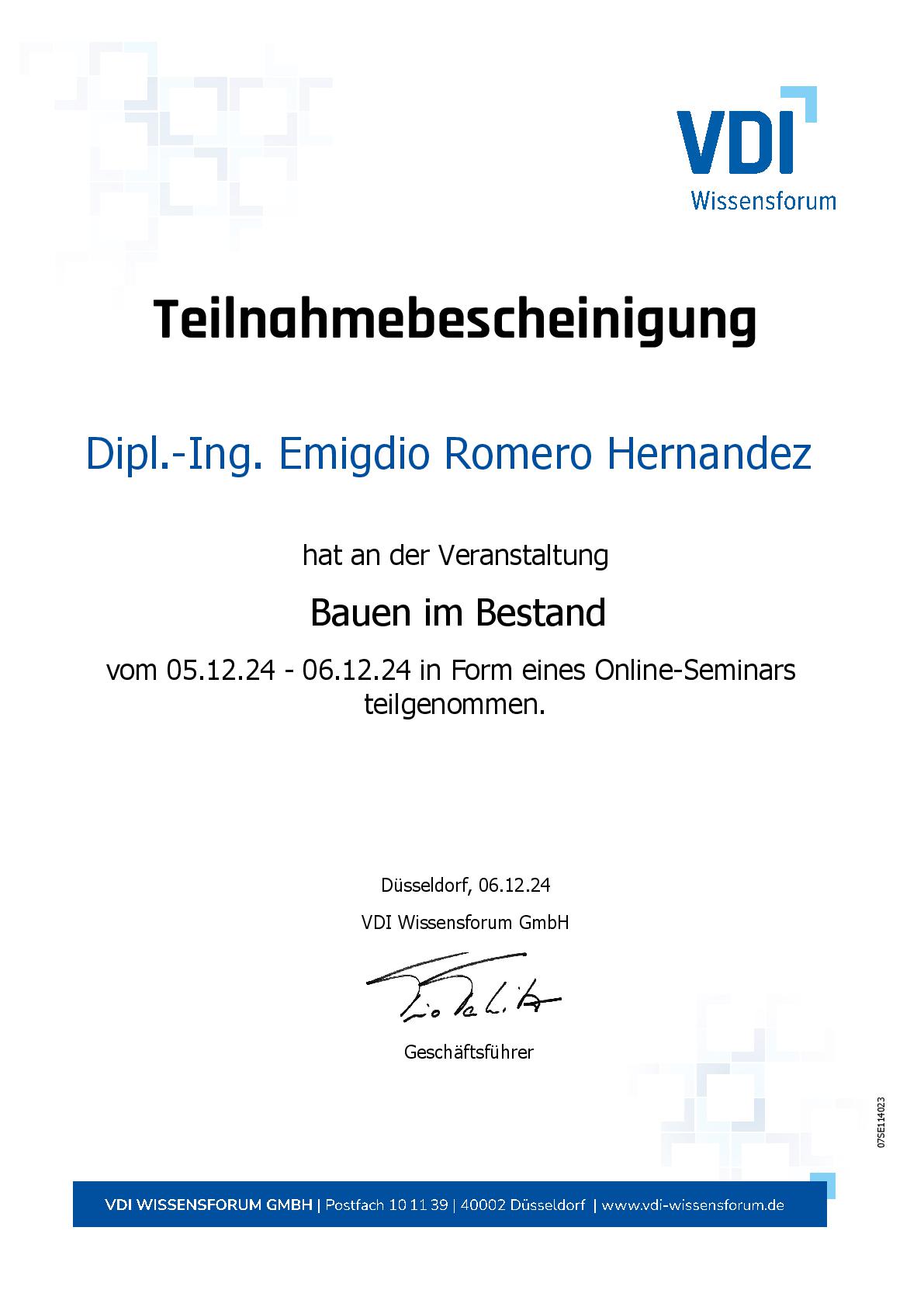 Qualifikationen: Bauen im Bestand