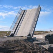 Bewegliche Brücke über den Seenverbund Markkleeberger - Störmthaler See