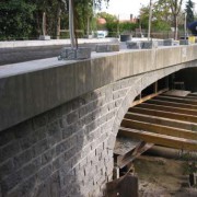 Stadtmühlenbrücke über die Kleine Pleiße in Markkleeberg