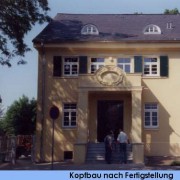 Umbau und Sanierung des Kopfbaus der Turnhalle Rilkestraße Grundschule Markkleeberg Ost